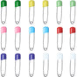50 Pcs Diaper Pins, Plastic Head Safety Pin with Safe Locking Closures (Colorful) V1258-DP02-A-1485