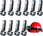 10 Helmet Clips for Hard Hat, Easily Mount Headlamp on Narrow-Edged Helmet V1258-DP02-A-1488