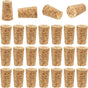 25 Pack Natural Soft Wood Corks Wine Bottle Stopper Tapered Cork Plugs Replacement Corks for Wine Making Craft V1258-DP02-A-1510