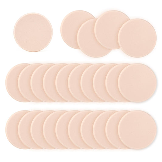 25 Pcs Makeup Sponges, Facial Primer Compact Powder Puff, Cosmetics Blush Applicators Sponges for All Skin V1258-DP02-A-1553