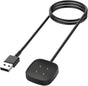 Charger for Fitbit Sense/Sense 2/Versa 3/Versa 4, Replacement Charging Cable Cord Magnetic Dock Stand for V1258-DP02-A-1561