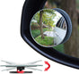 Blind Spot Mirror, 2" Round HD Glass Frameless Convex Rear View Mirror, Pack of 2 V1258-DP02-A-1574