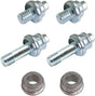 3/8" Side Post Battery Terminal Bolt, Standard Battery Side Post Extender Stud Compatible with GM Post, 2 V1258-DP02-A-1577