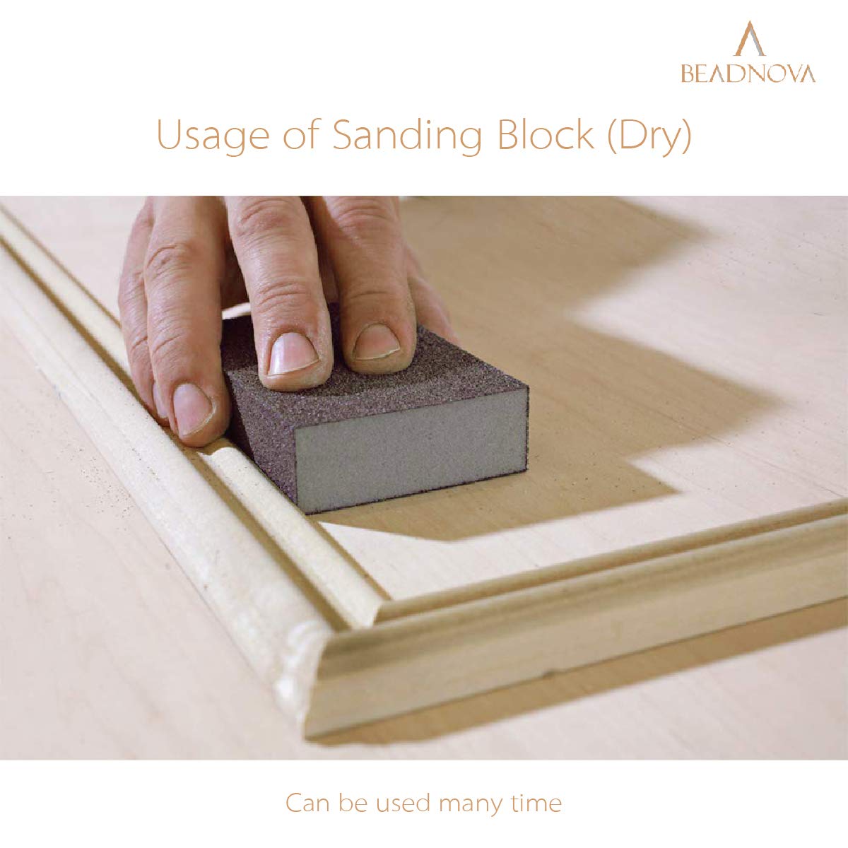 Sanding Sponge Sand Block Coarse/Medium/Fine/Superfine Assorted Dry Wet Sanding Blocks for Wood Wall Home V1258-DP02-A-159