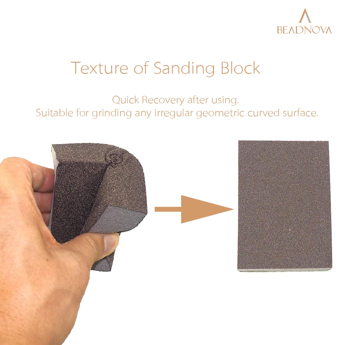 Sanding Sponge Sand Block Coarse/Medium/Fine/Superfine Assorted Dry Wet Sanding Blocks for Wood Wall Home V1258-DP02-A-159