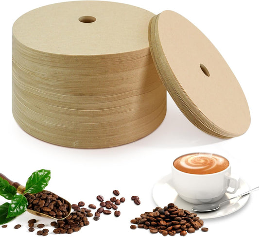 400 Pack Of Natural, Unbleached 3.75-Inch Disposable Coffee Filter Discs, Designed for Percolator Coffee V1258-DP02-A-1612