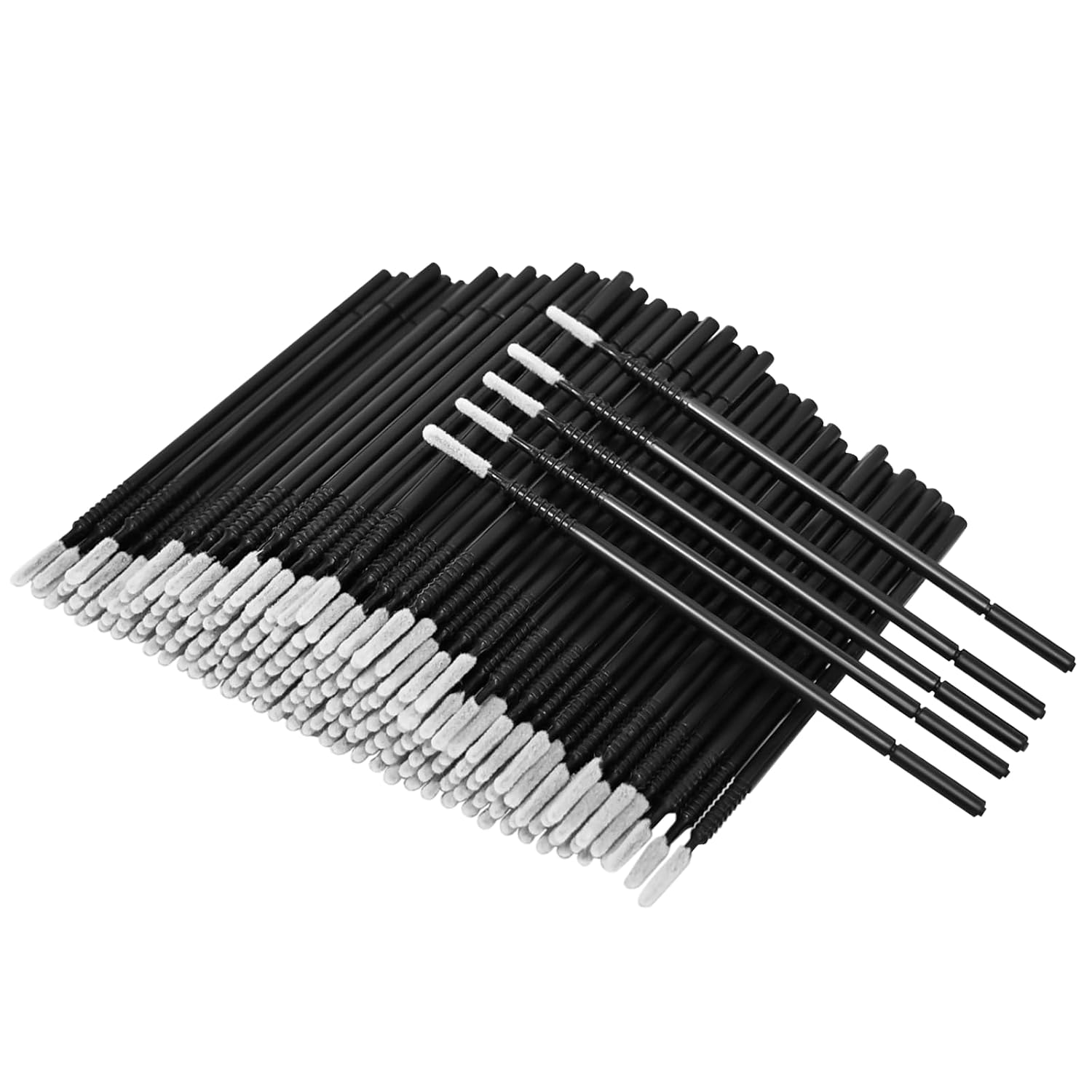 200 Disposable Micro Brushes & Mascara Wands - Microswabs for Eyelash Extensions, Makeup & Lip Micro V1258-DP02-A-1614