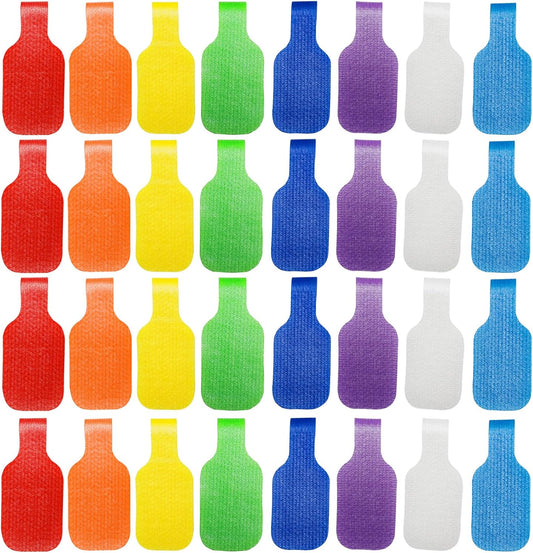 32 Pcs Cable Labels, Write On Cord Labels Tags for Electronics, Wire Markers Electrical, Reusable Large Size V1258-DP02-A-1622