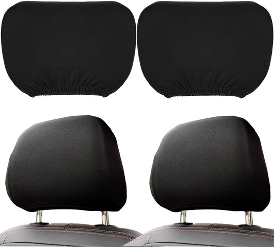 2 Pcs Headrest Covers for Cars Seat Universal Washable, Car Interior Seat Accessories Stuff Protector V1258-DP02-A-1629