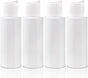4pcs Small Plastic Flip Top Bottles, 2oz Empty Squeeze Bottles with Flip Top Caps, Refillable Squeeze Travel V1258-DP02-A-1633