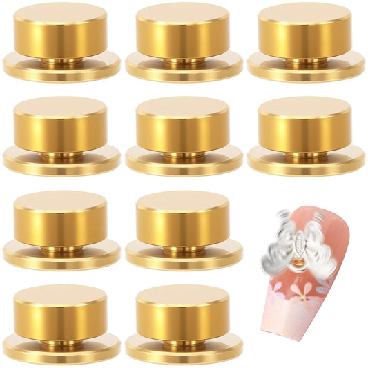 10pcs Rotating Nail Charms, 3D Nail Art Rotating Charms Bearing, Spinning Bearing Tools Accessories for Women V1258-DP02-A-1666