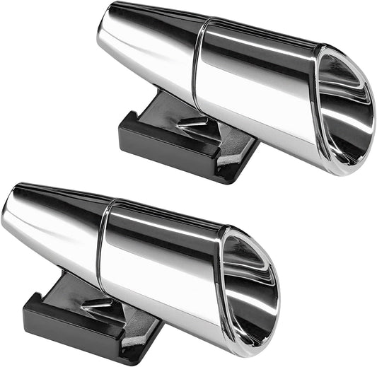 2PCS Car Deer Whistles, Ultrasonic & Wind Activated Deer Horns with Self-Adhesive, Waterproof Animal Warning V1258-DP02-A-1743
