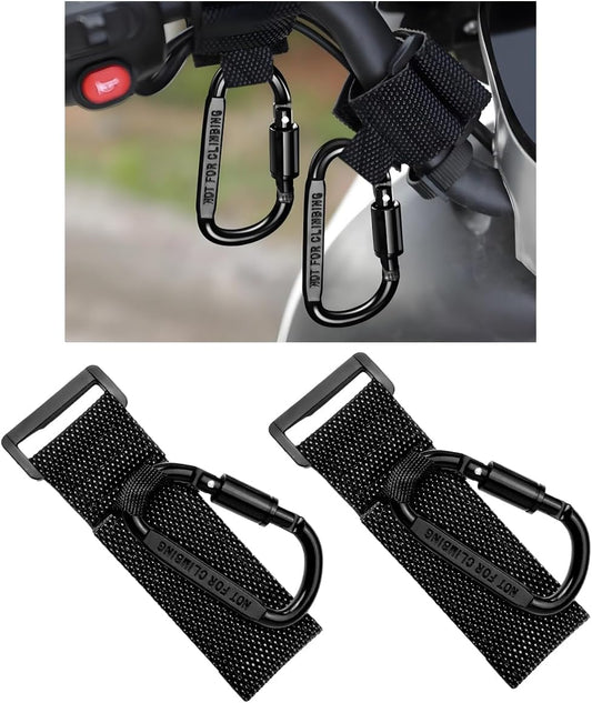 2 Pack Multipurpose Hook for Hanging Helmet, Goggle, Headsets, Durable Carabiners, Roll Bar Accessory Hook V1258-DP02-A-1753