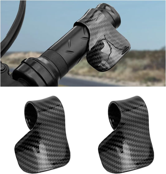 2 PCS Motorcycle Cruise Control, Stable Carbon Fiber Throttle Mounted Motorcycle Cruise Assist, Handrest V1258-DP02-A-1765
