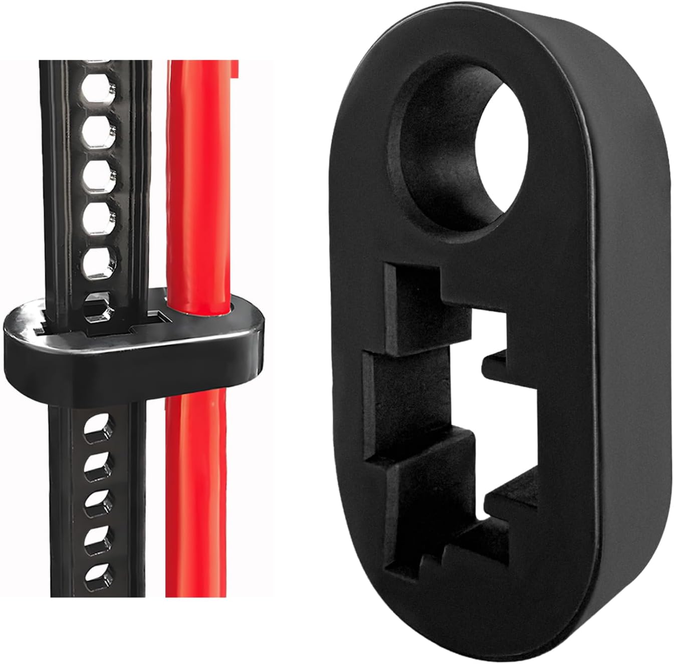 Handle Keeper, Rust-Resistant Rubber Lift Jack Handle Keeper Isolator, Sun-Resistant Jack Mount Bracket V1258-DP02-A-1807