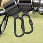 2PCS Hook for Hanging Helmet Goggle Headsets Bags, Heavy Duty Carabiner Clip, Adjustable Strap Hook for V1258-DP02-A-1808