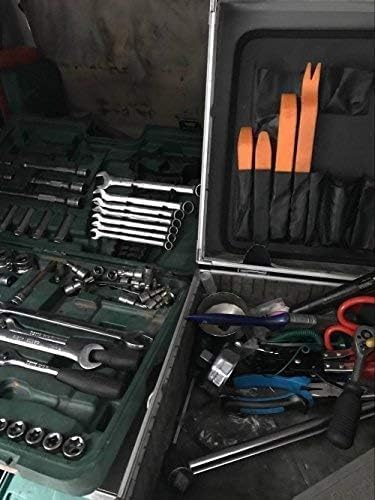4Pcs Auto Door Clip Panel Trim Removal Tool Kits Thick Plastic Car Tools for Car Dash Radio Audio Installer V1258-DP02-A-182