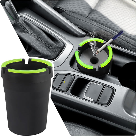 Smokeless Ashtray,Portable Car Ashtrays for Cup Holder Smell Proof,Multifunctional Ashtray with Lid Smell V1258-DP02-A-1820