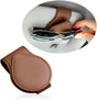 Magnetic Sunglass Holder for Visor, PU Leather Car Organizer - Universal Accessory (Brown) V1258-DP02-A-1830