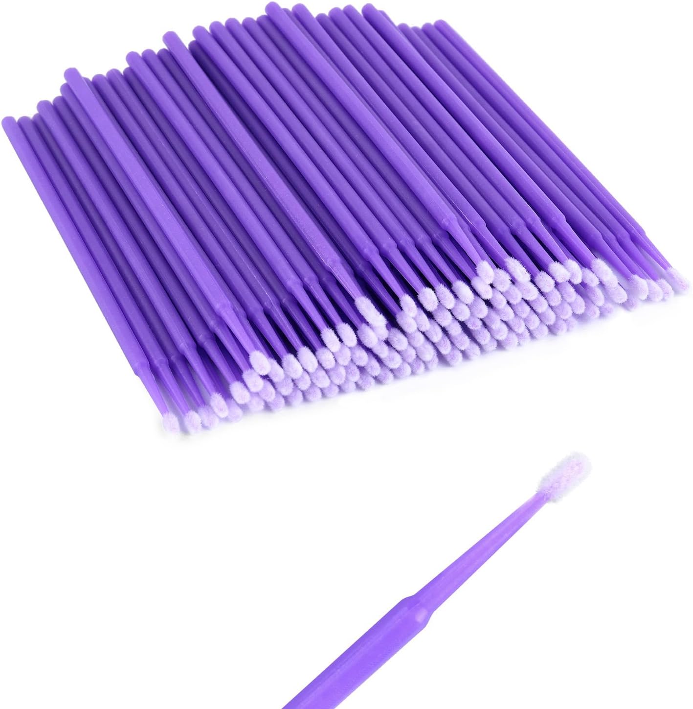 100PCS Car Touch Up Paint Brushes,Single-Use Micro Brushes for Refinishing Car Detail Paint Tiny Paint V1258-DP02-A-1835