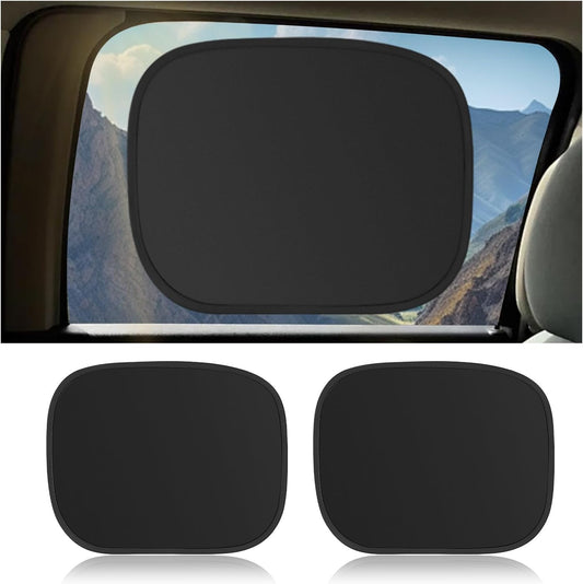 2PCS Rear Car Window Shades for Side Window,17.13x13.86 Car Windows Shade for Baby in Cars with Static Cling V1258-DP02-A-1838
