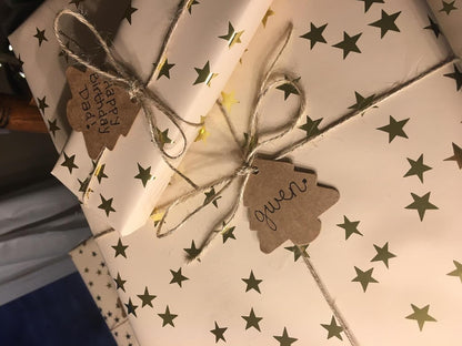 Christmas Tree Gift Tags,Gift Wrap Tags,100 Pcs Kraft Paper Gift Tag with String,Blank Craft Gift Tag with V1258-DP02-A-187