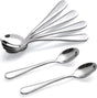 6-Piece Demitasse Espresso Spoons, 4 Inches Stainless Steel Mini Coffee Spoons V1258-DP02-A-19