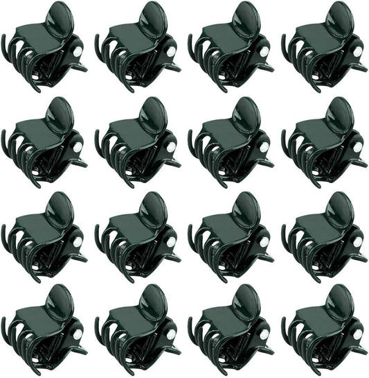 Orchid & Plant Support Clips - 100 Pcs Dark Green Garden Cymbidium Clips to Keep Stems & Vines Upright V1258-DP02-A-190