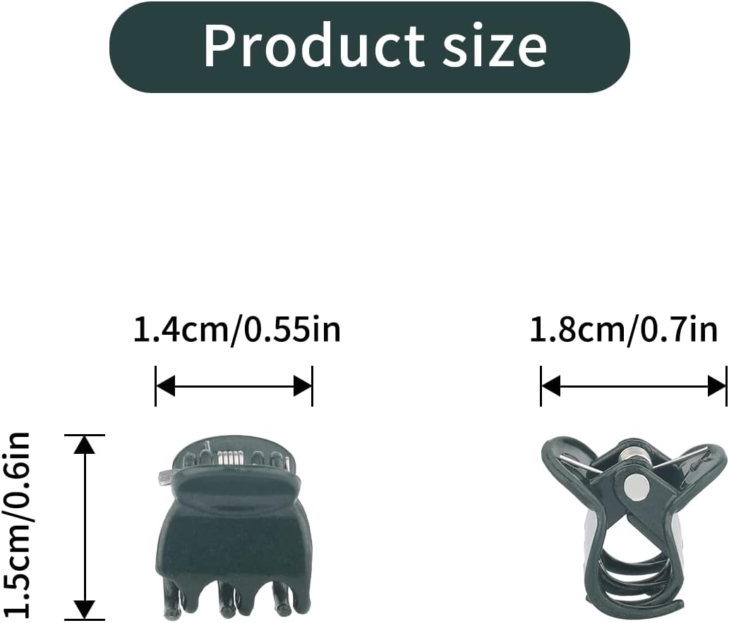 Orchid & Plant Support Clips - 100 Pcs Dark Green Garden Cymbidium Clips to Keep Stems & Vines Upright V1258-DP02-A-190