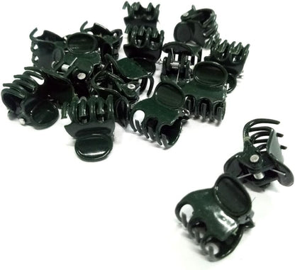 Orchid & Plant Support Clips - 100 Pcs Dark Green Garden Cymbidium Clips to Keep Stems & Vines Upright V1258-DP02-A-190