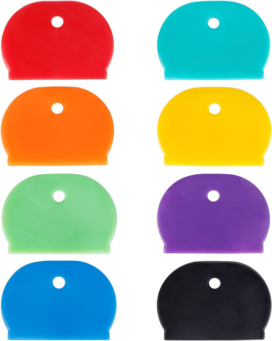 16 PCS 1.3 Inch Large Key Caps Covers Key Identifiers Markers Protectors for Large Thin Flat Key Heads (Not V1258-DP02-A-1924