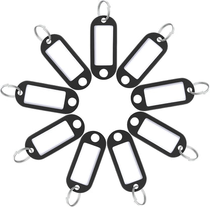 20 Pieces Key Tags 2 Inch Soft Plastic Key Chain Tags with Blank Paper Labels Clear Windows Protective Films V1258-DP02-A-1942