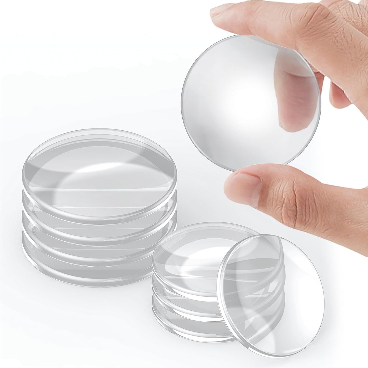 8 Pcs Door Stoppers for Wall, Adhesive Door Knob Wall Protector, Clear Wall Protectors from Door Knobs, V1258-DP02-A-1944
