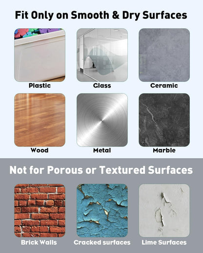8 Pcs Door Stoppers for Wall, Adhesive Door Knob Wall Protector, Clear Wall Protectors from Door Knobs, V1258-DP02-A-1944