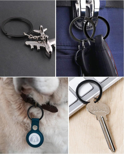 Flat Key Rings System Split Keychain Ring for Home Car Keys Organization Attachment, 14 Pieces V1258-DP02-A-1945