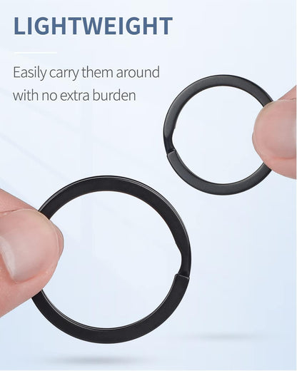 Flat Key Rings System Split Keychain Ring for Home Car Keys Organization Attachment, 14 Pieces V1258-DP02-A-1945