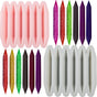 2 Pcs Crayon Mold Crayon Recycling Mold Cavity Double Tipped 3D Melted Crayon Molds Pure Silicone Oven DIY V1258-DP02-A-1968
