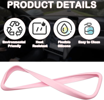 Rear View Mirror Cover Accessories, Car Protector Frame Silicone Automotive Mirror Frame Compatible with V1258-DP02-A-1970