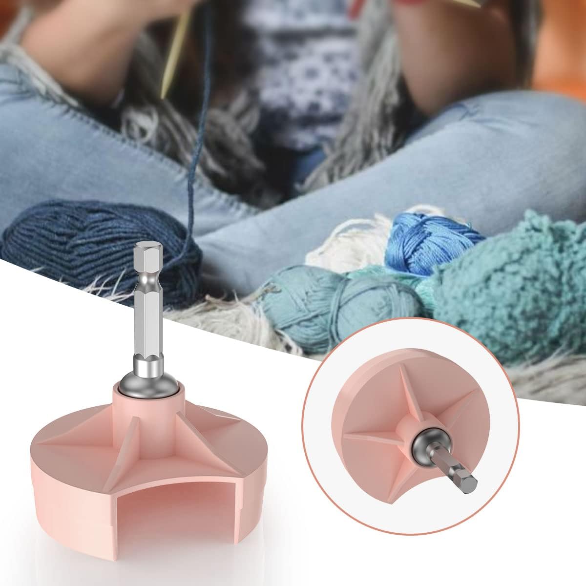 Knitting Machine Adapter,Quick Knit Machine Attachment with Power Screwdriver for 48Needles,40 and 22,Crank V1258-DP02-A-1972