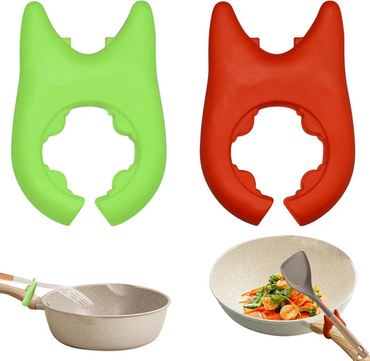 2pcs Silicone Pot Holders, Adjustable Kitchen Silicone Spoon Rest Suitable for Placing Spoons and Spatulas V1258-DP02-A-1982