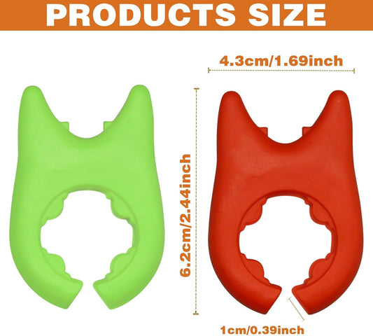 2pcs Silicone Pot Holders, Adjustable Kitchen Silicone Spoon Rest Suitable for Placing Spoons and Spatulas V1258-DP02-A-1982