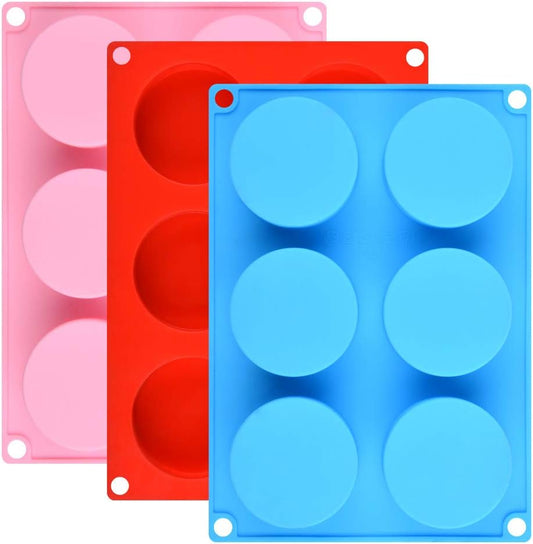 Cake Puck Molds, Silicone Cookie Molds Round Cylinder for Chocolate Covered Cake Pucks, Cookie Pucks Easy to V1258-DP02-A-2