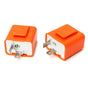 2Pcs 2-Pin Electronic Turn Signal Flasher Relay Fix Motorcycle Turn Signal Hyper Flash, Adjustable Motorcycle V1258-DP02-A-2013