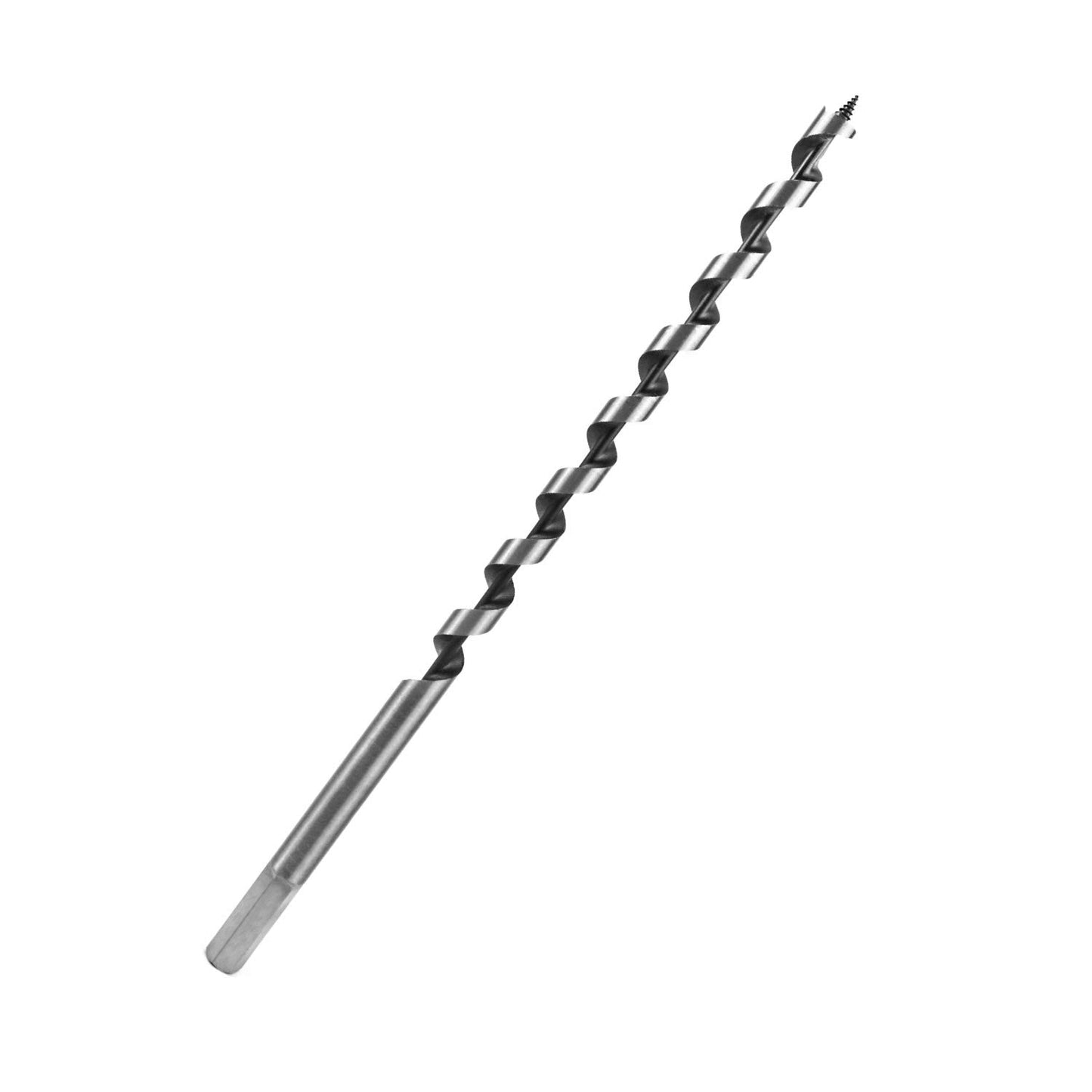 Auger Drill Bit for Wood, 1/2 Inch Diameter x 12 Inch Length, 3/8-Inch Hex Shank, Long Drill Bits V1258-DP02-A-2017