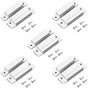 MC-31 Wired Surface-Mounted NC Magnetic Door Window Contact Sensor Alarm Reed Switch, White, Pack of 5 with V1258-DP02-A-2024