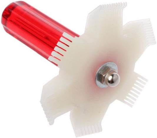 6-in-1 Air Conditioner Fin Comb, Radiator Straightener Cleaner, Condenser fin Cleaning Brush A/C Repair Tool V1258-DP02-A-2052