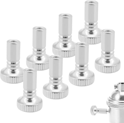 8 Pcs Lamp Switch Knob, Metal Turn On/Off Light Switch Knobs Replacement, Standard Size Twist Switch Knobs V1258-DP02-A-2068