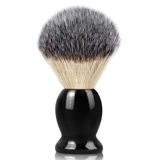 Hand Crafted Shaving Brush with Hard Wood Handle, Men's Luxury Professional Hair Salon Tool Gifts for V1258-DP02-A-2074