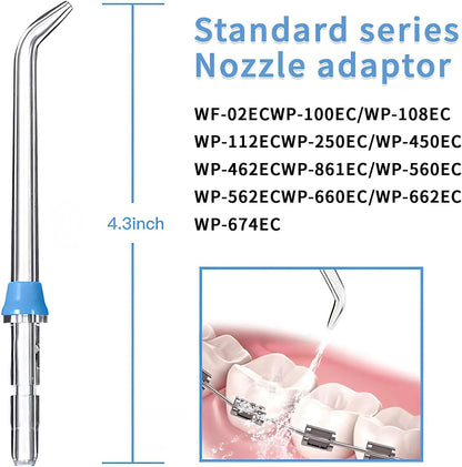 Replacement Heads for Waterpik Water Flosser,Replacement Tips for Waterpik Water Flosser,Easy to lnstall(4 V1258-DP02-A-2093