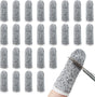 20 Pieces Cut Resistant Finger Cots Protection Reusable Finger Thumb Protector Gloves for Kitchen Sculpture V1258-DP02-A-2126